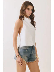 Simply Elegant Halter Top (cream)