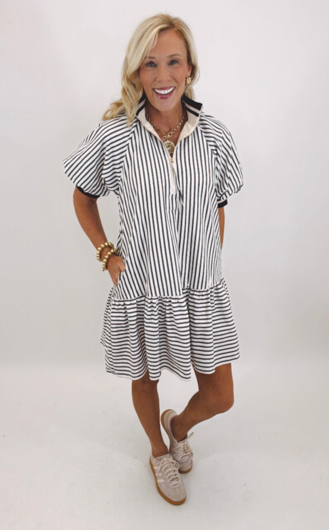 Sideline Stripes Dress