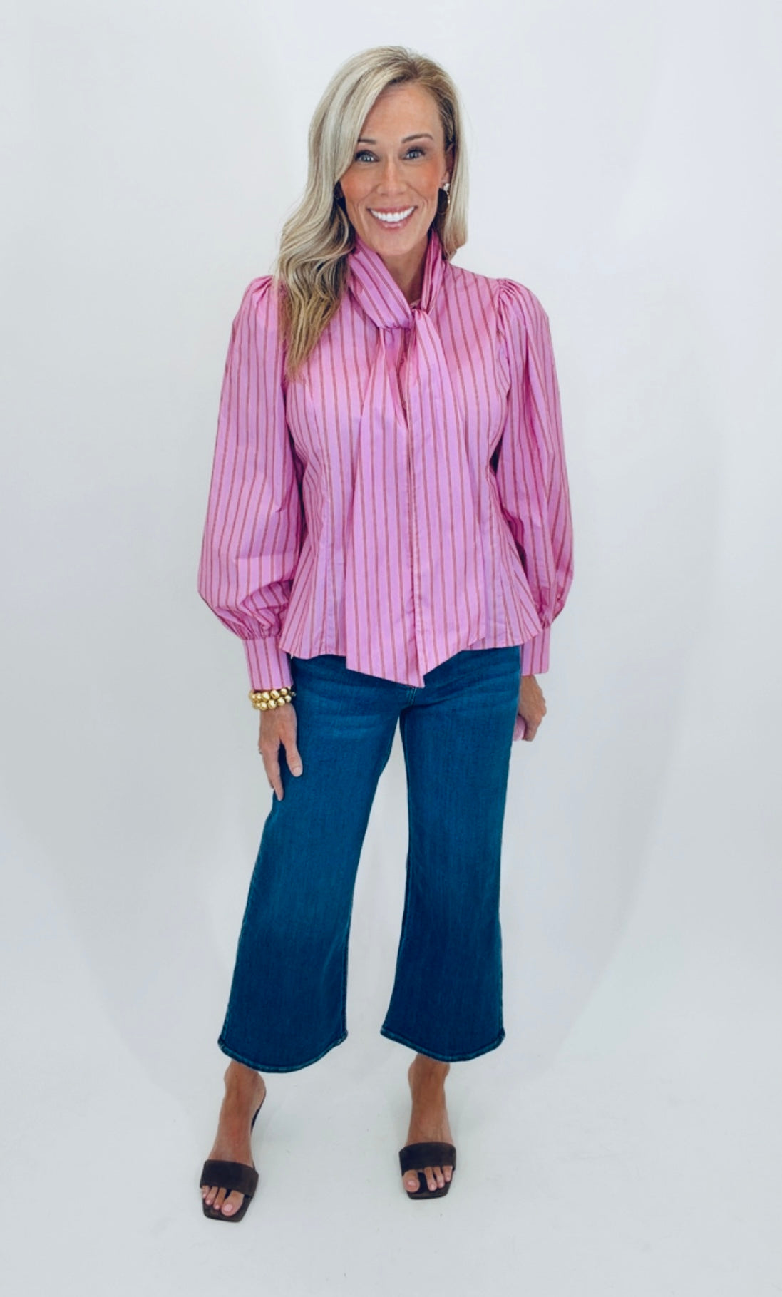Stripe a Pose Top