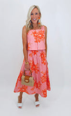 Hibiscus Glow Top