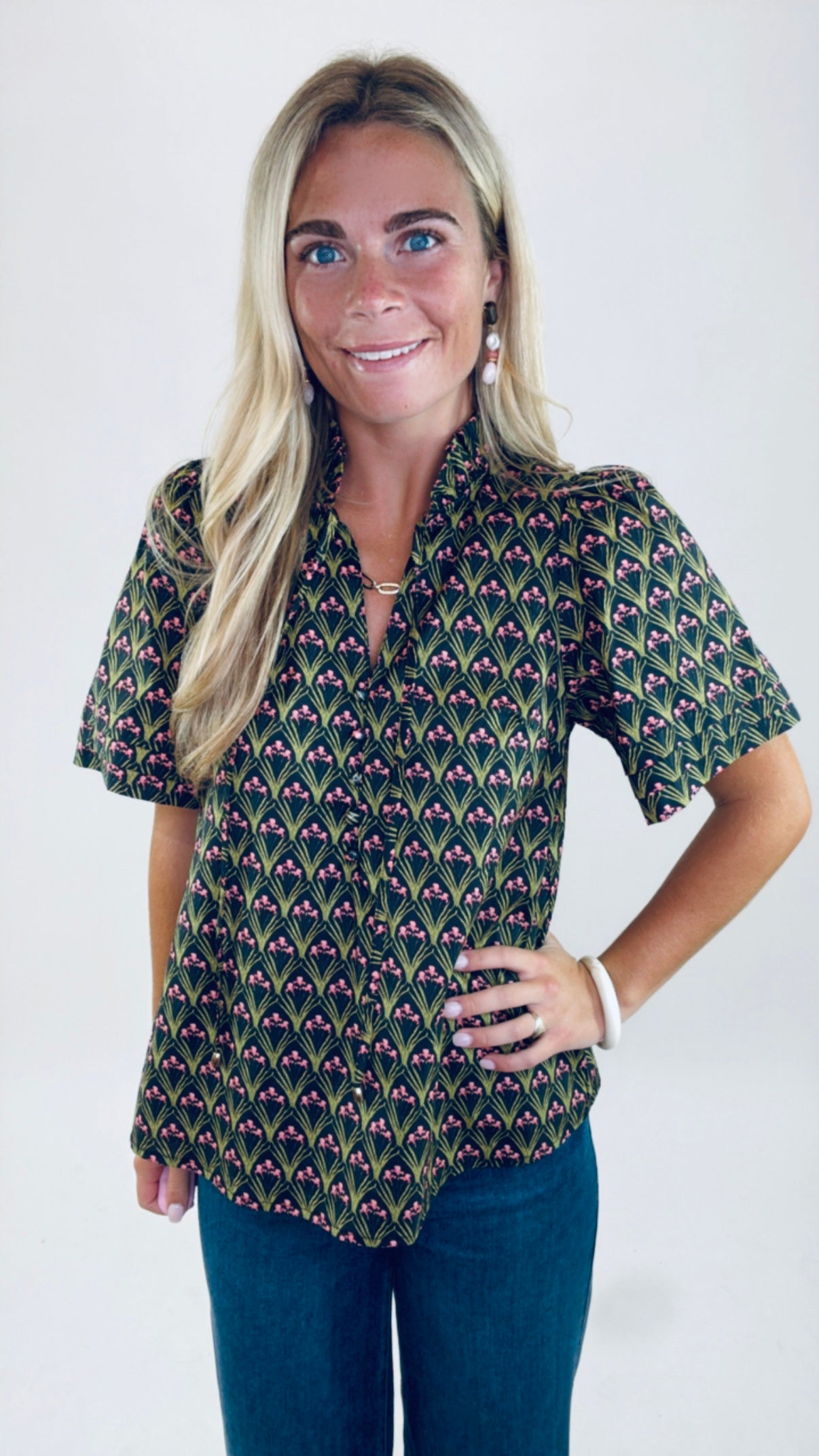 Flora Charm Top