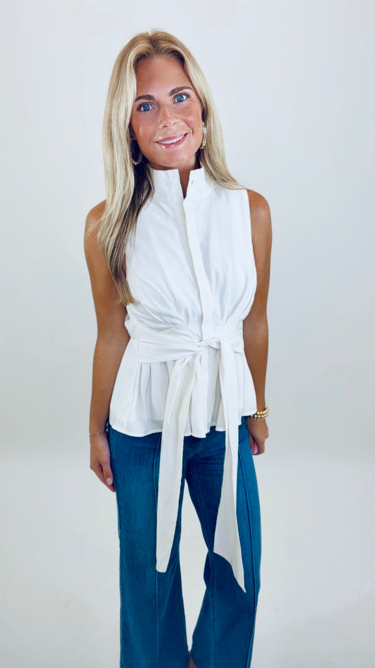 Defined Detail Top (cream)