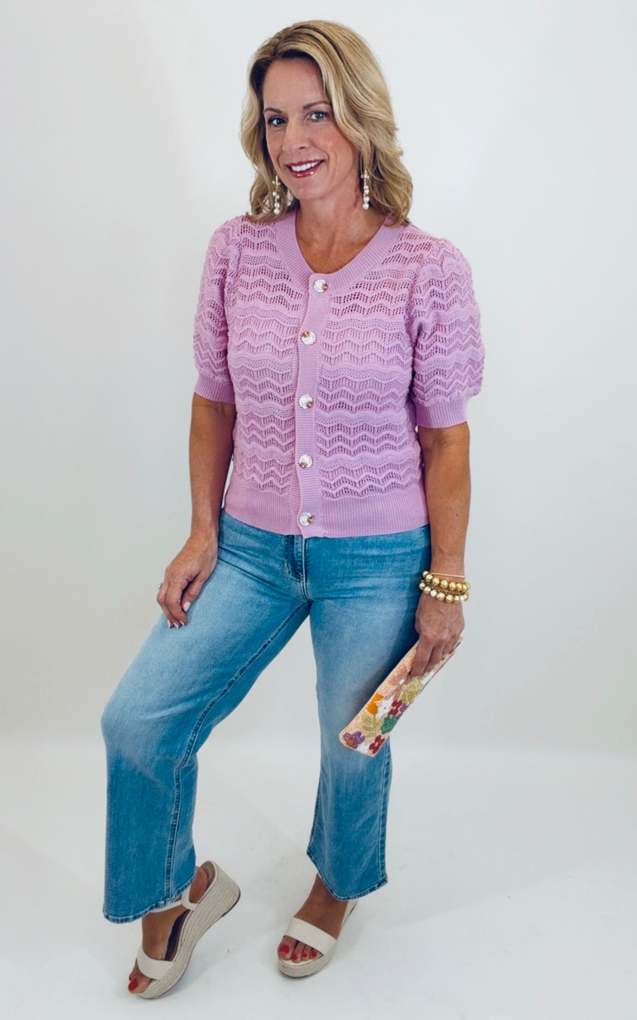Little Crush Cardi (lilac pink)