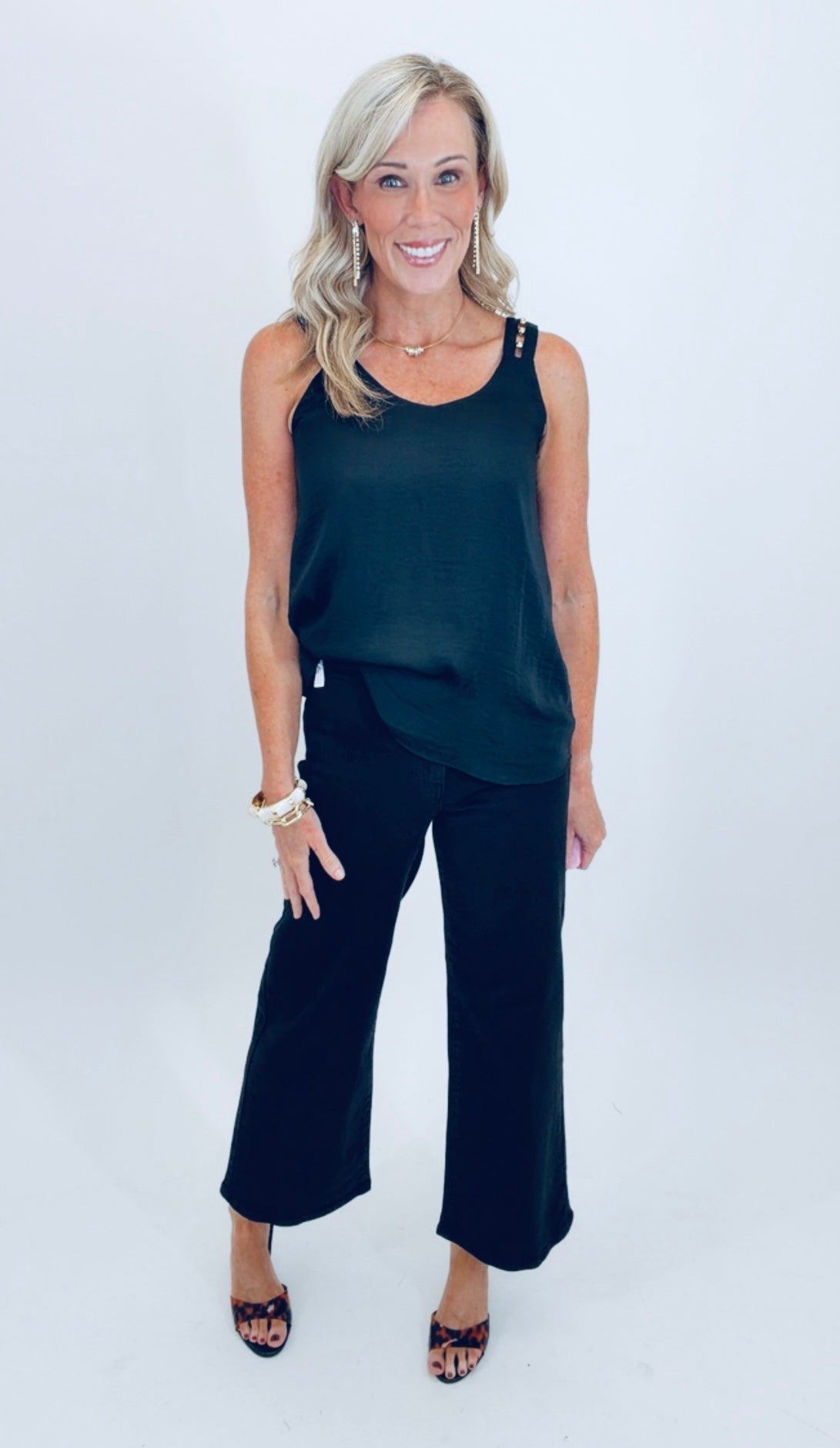 Stud Statement Tank (black)