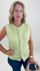 Boardroom to Brunch Vest (green)