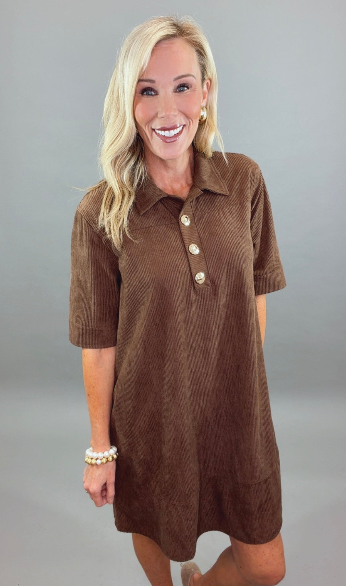 Pembroke Dress (brown)