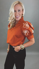 Rustic Rose Top (rust)