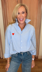 Heartbreaker Stripe Shirt (blue)