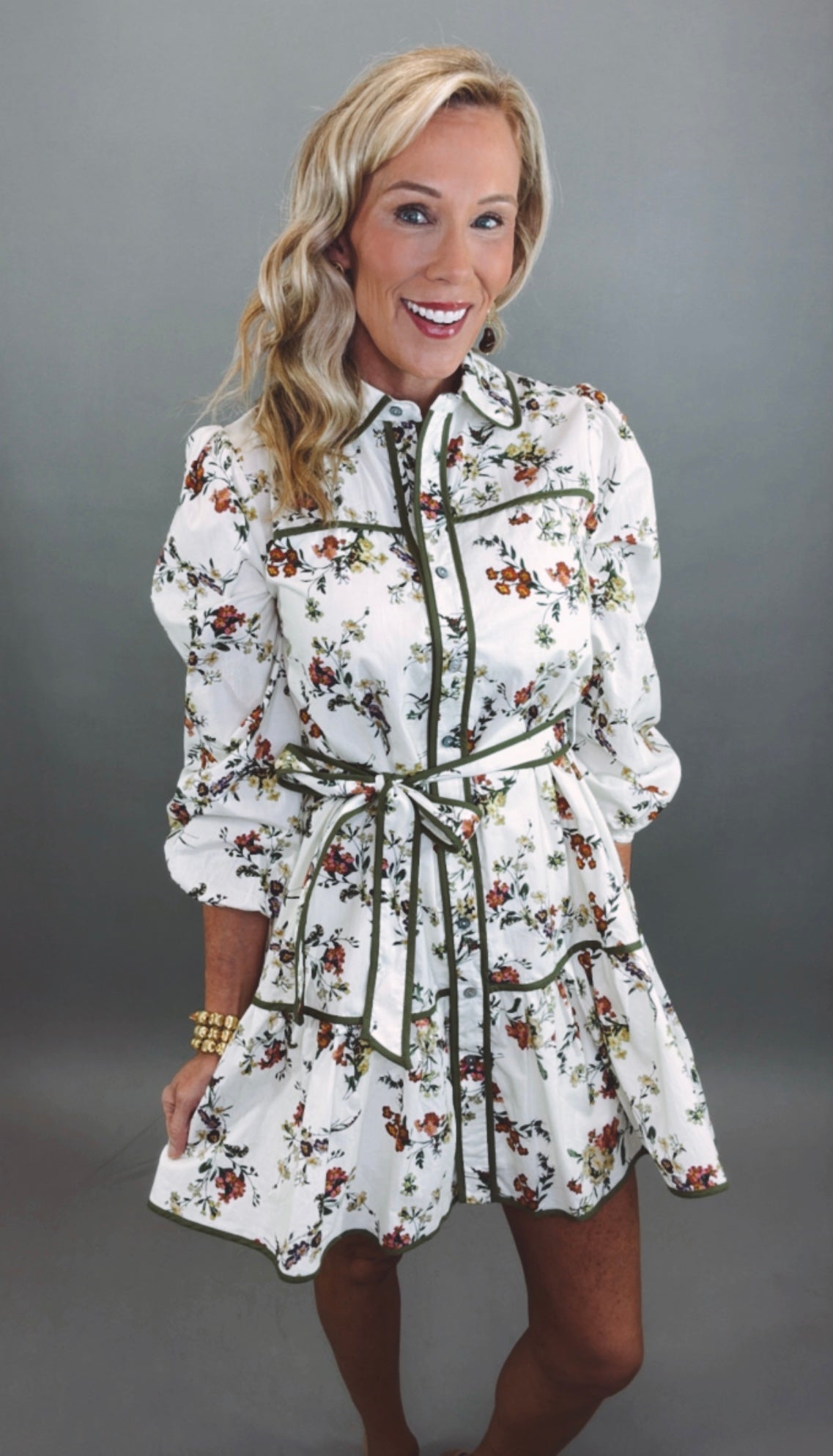 Garden Circuit Dress (ecru)