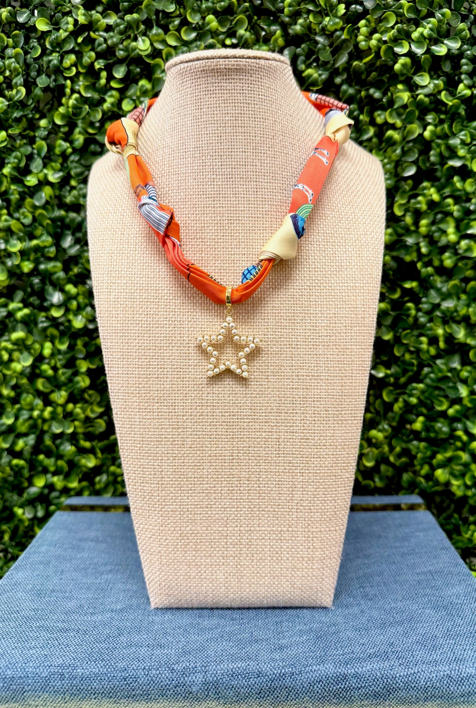 Wish Upon a Star Scarf Necklace