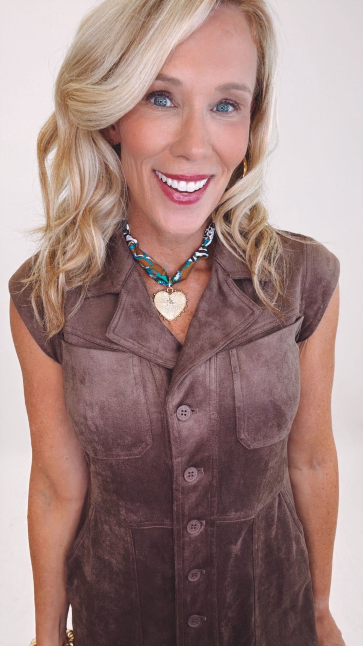 Saddle Up Suede Dress