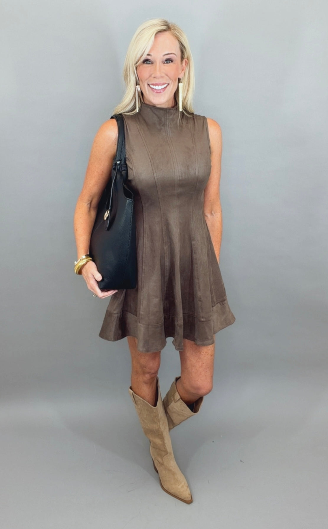 Suede Persuasion Dress