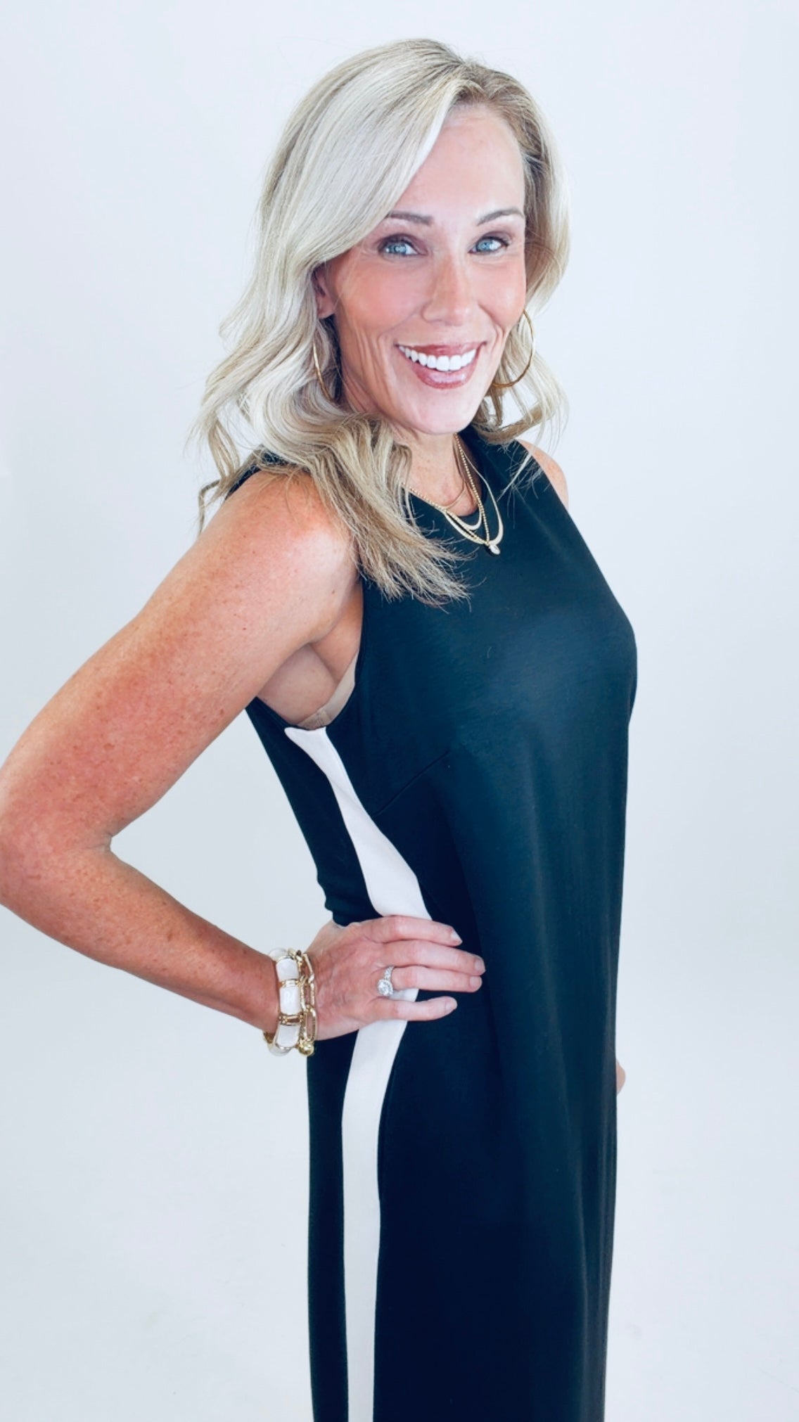 Side Hustle Dress (black)