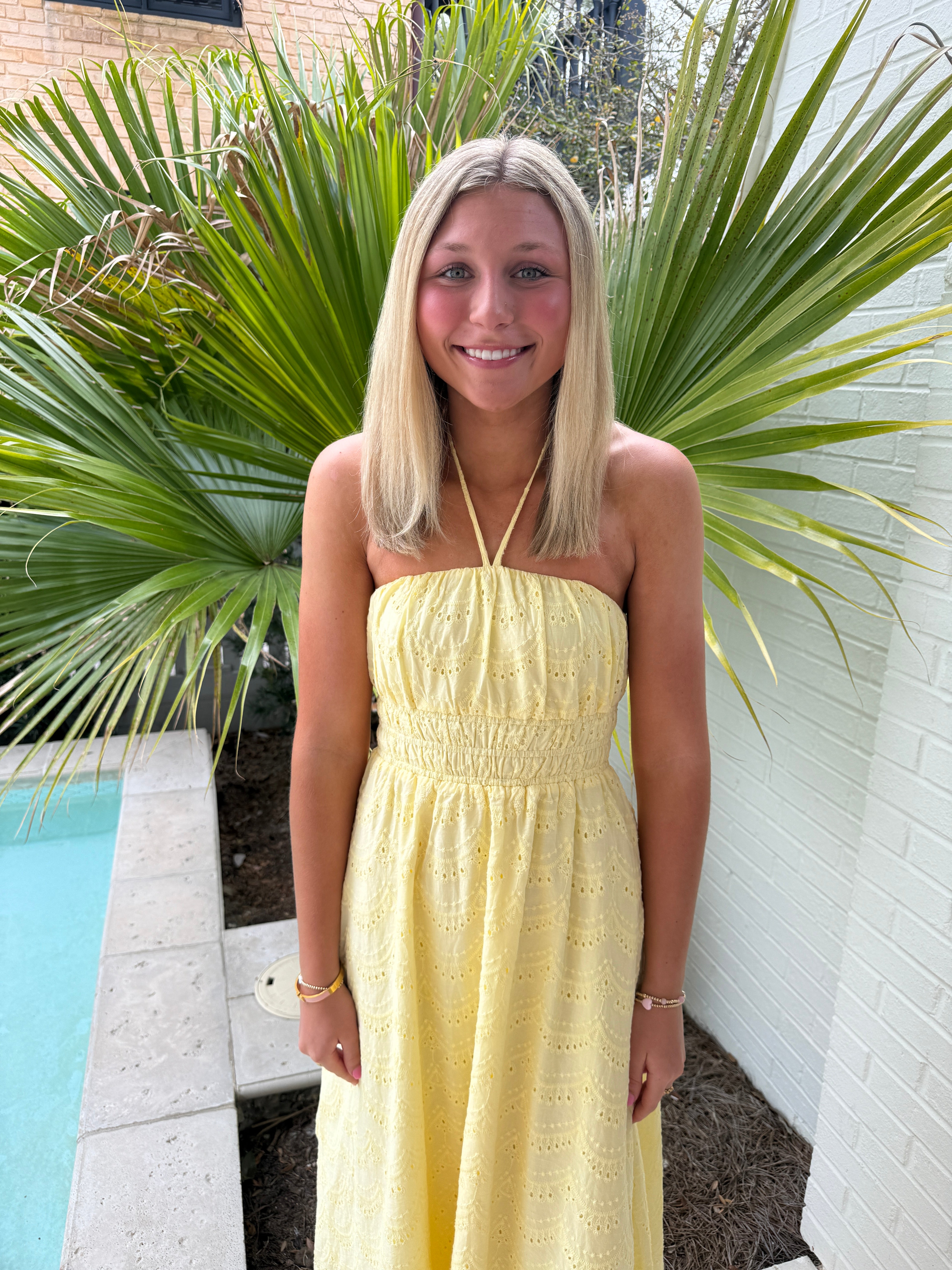 Lemon Daydream Midi Dress