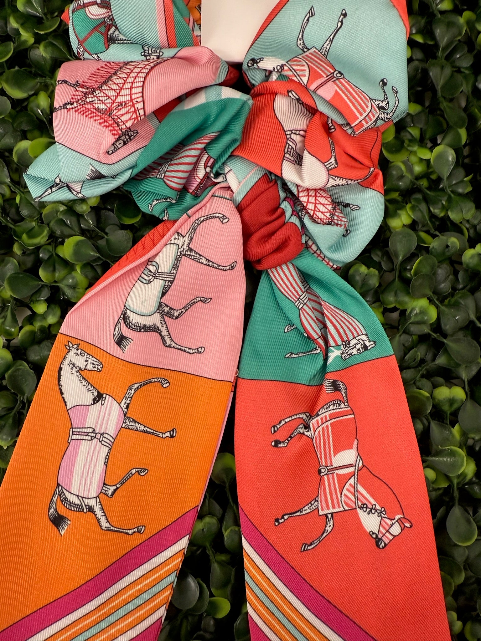 Polo Scarf Scrunchie