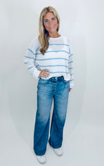 French Terry Denim Pant