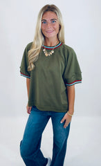 The Avenue Top (olive)