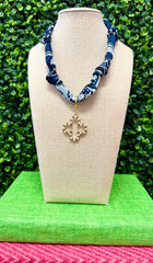 Clover Luxe Scarf Necklace