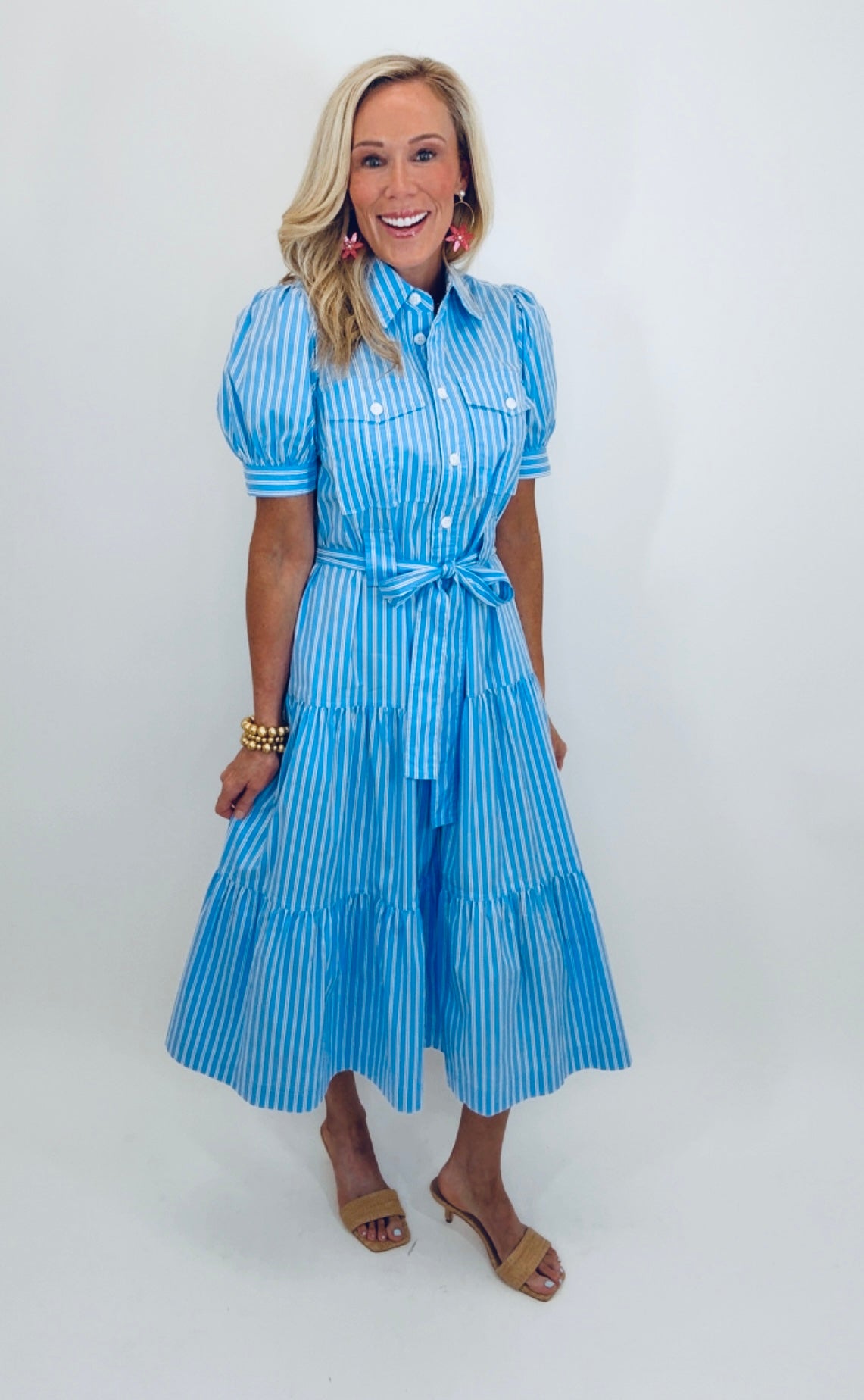 Stripe Right Midi