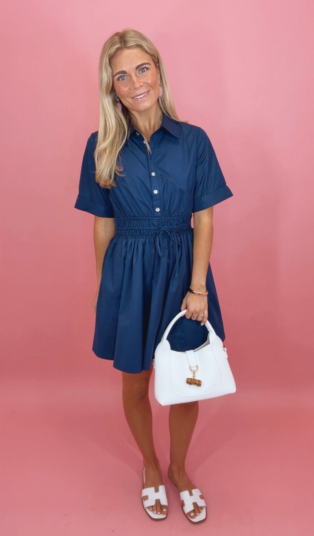 City Sleek Shirt Dress