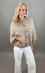 Cape Escape Cardigan (taupe)