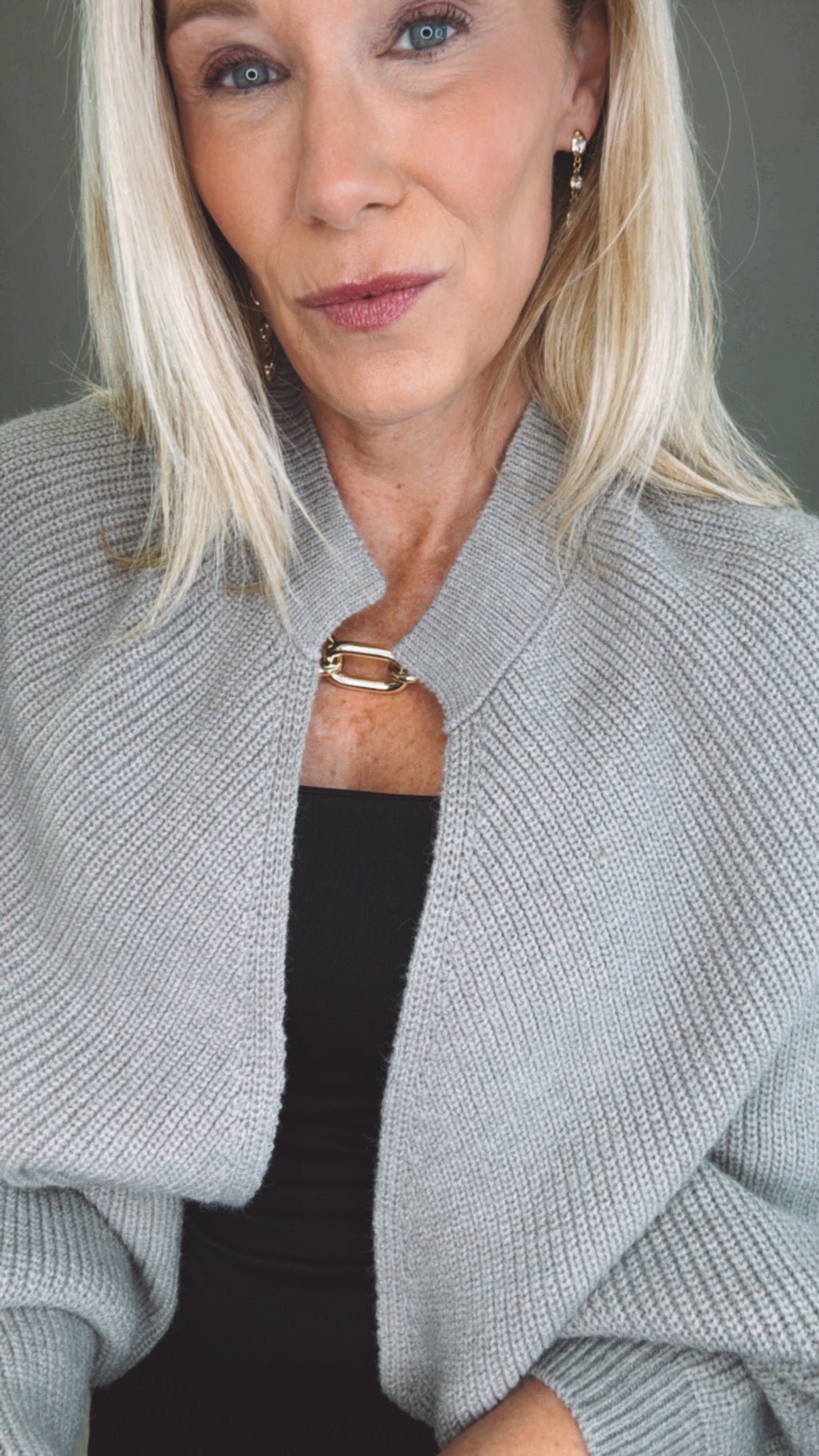 Signature Shrug Sweater (grey)