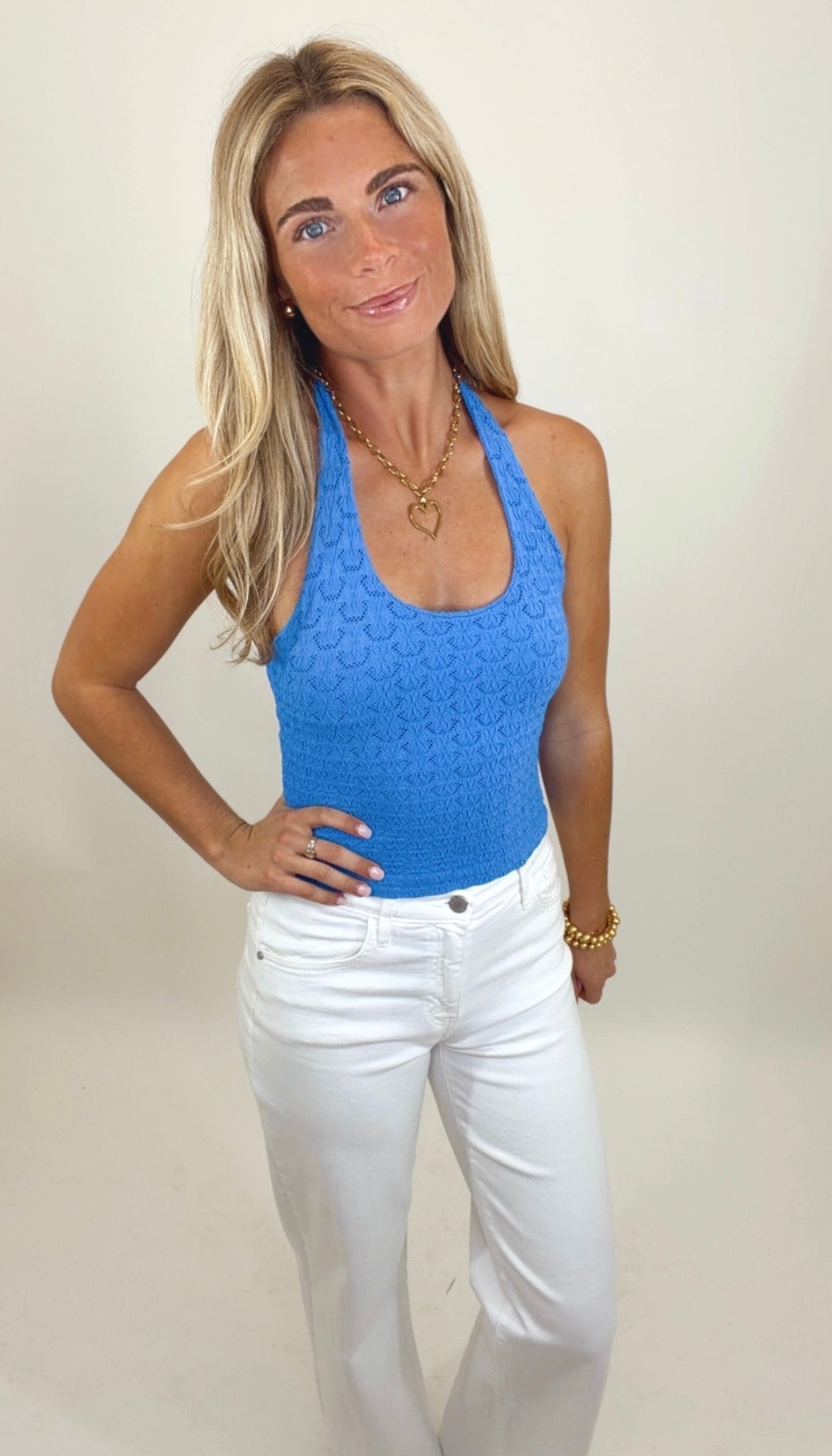 Lace Luxe Halter Top