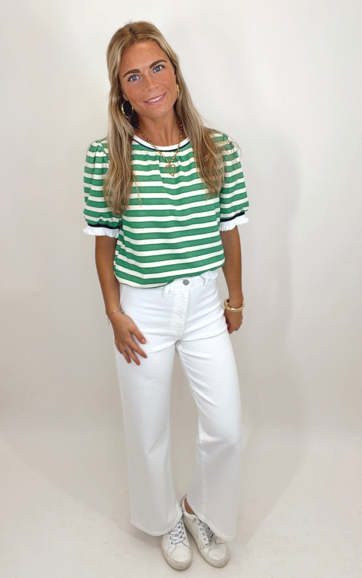 Greenlight Stripe Top