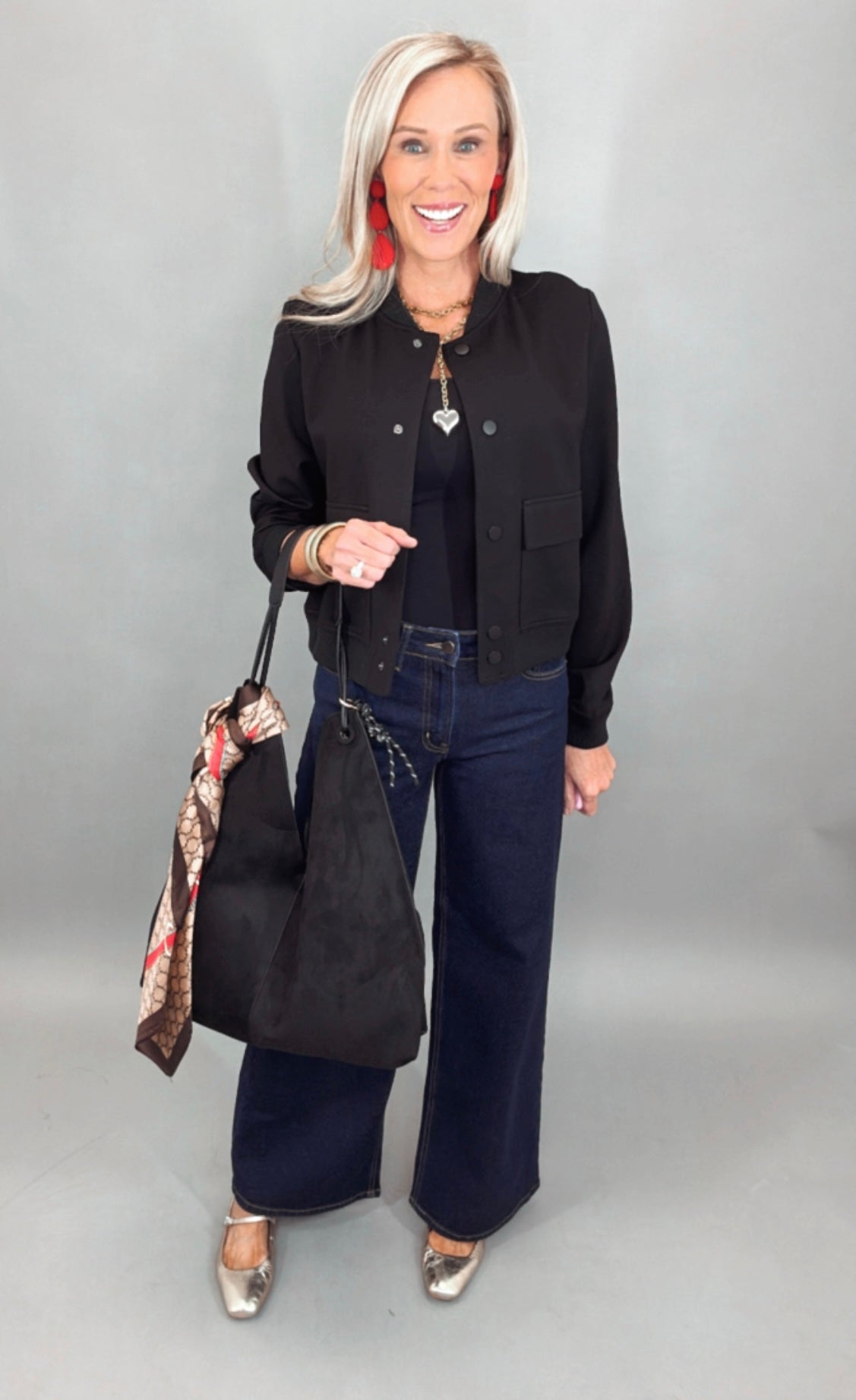 Simone Bomber (black)