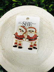 Jingle Jolly Santa Earring