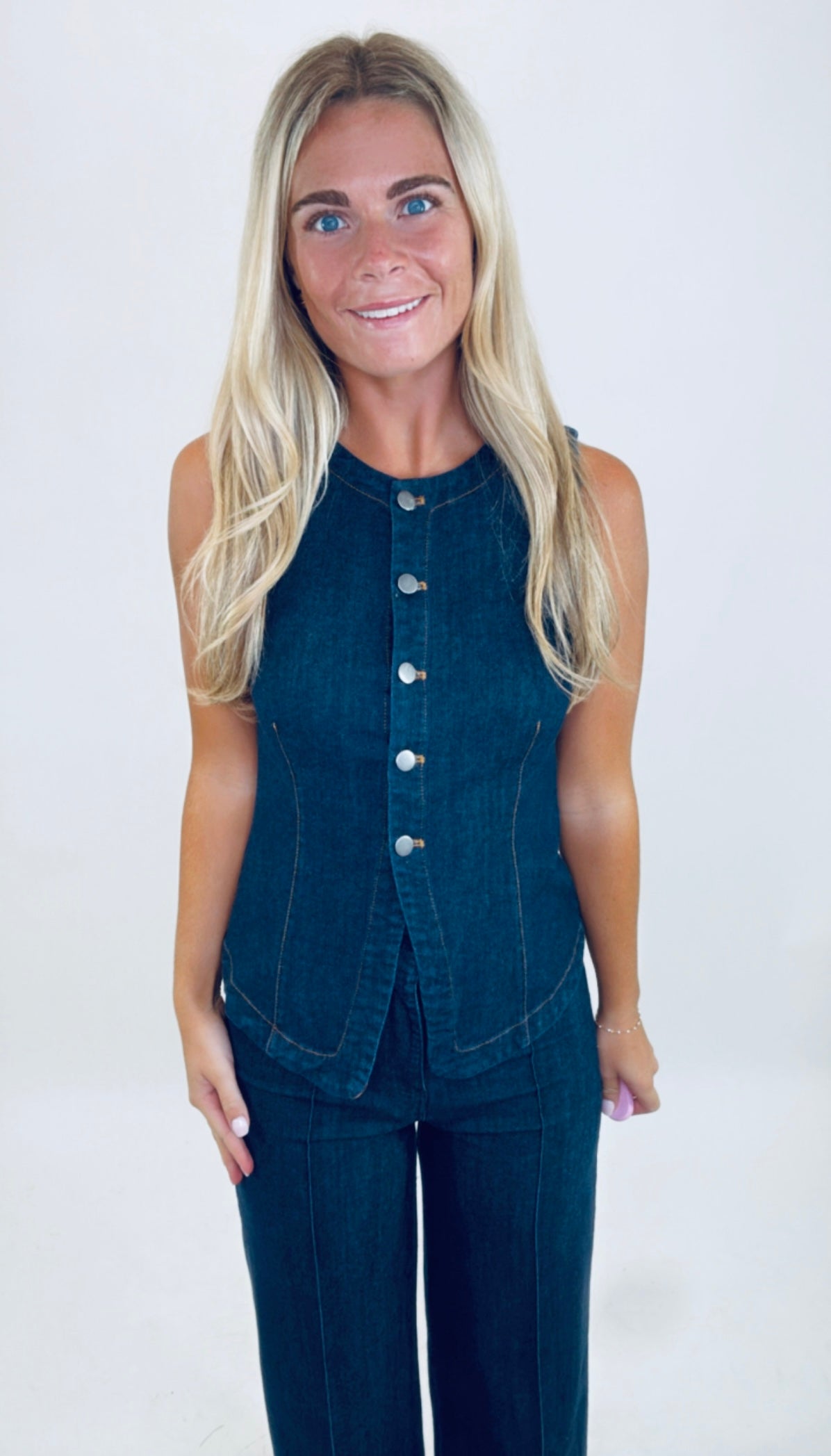 Denim Darling Top
