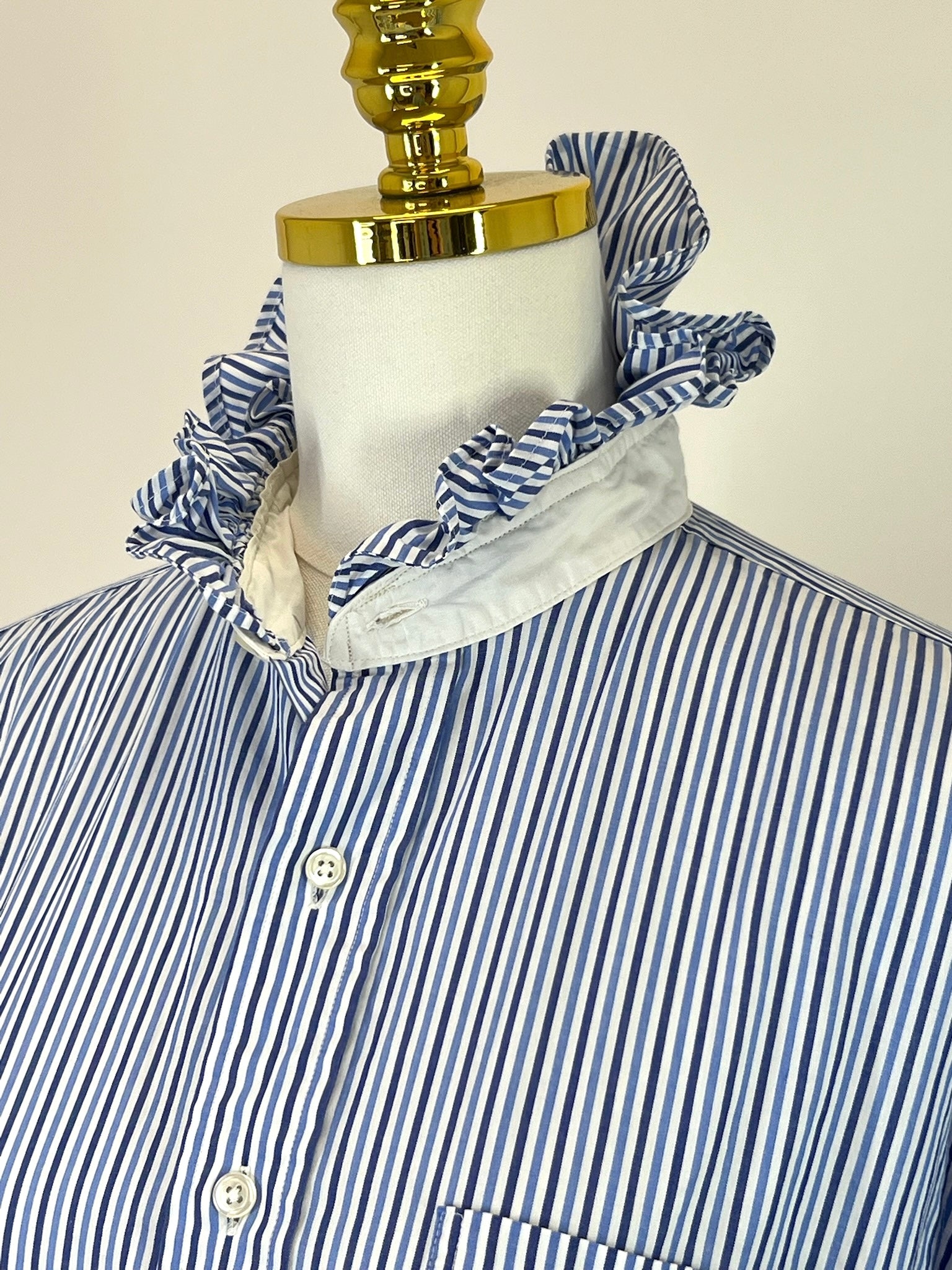 Second Story Shirt (LandsEnd/StrBl/M)