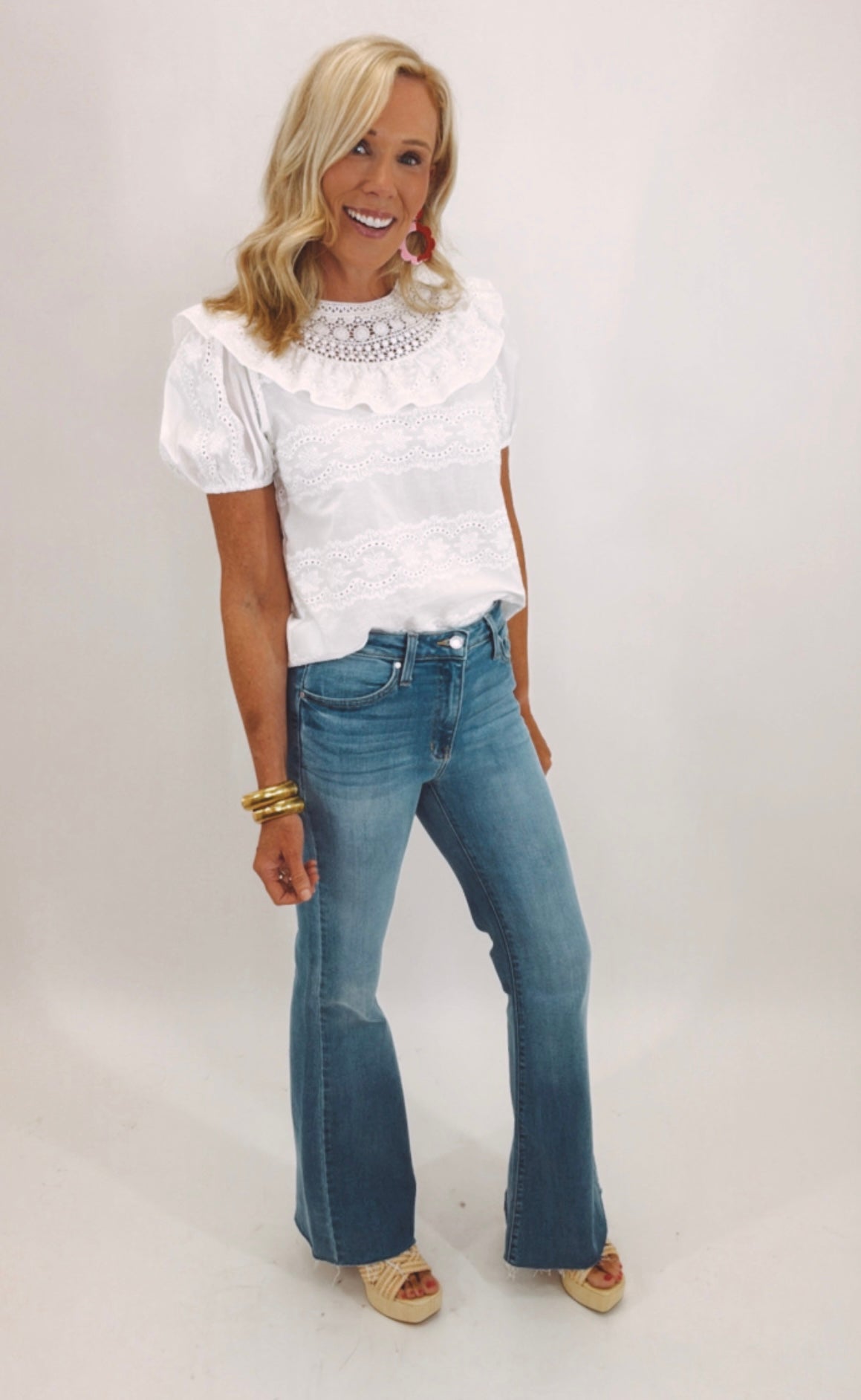 Lace & Grace Top (ivory)