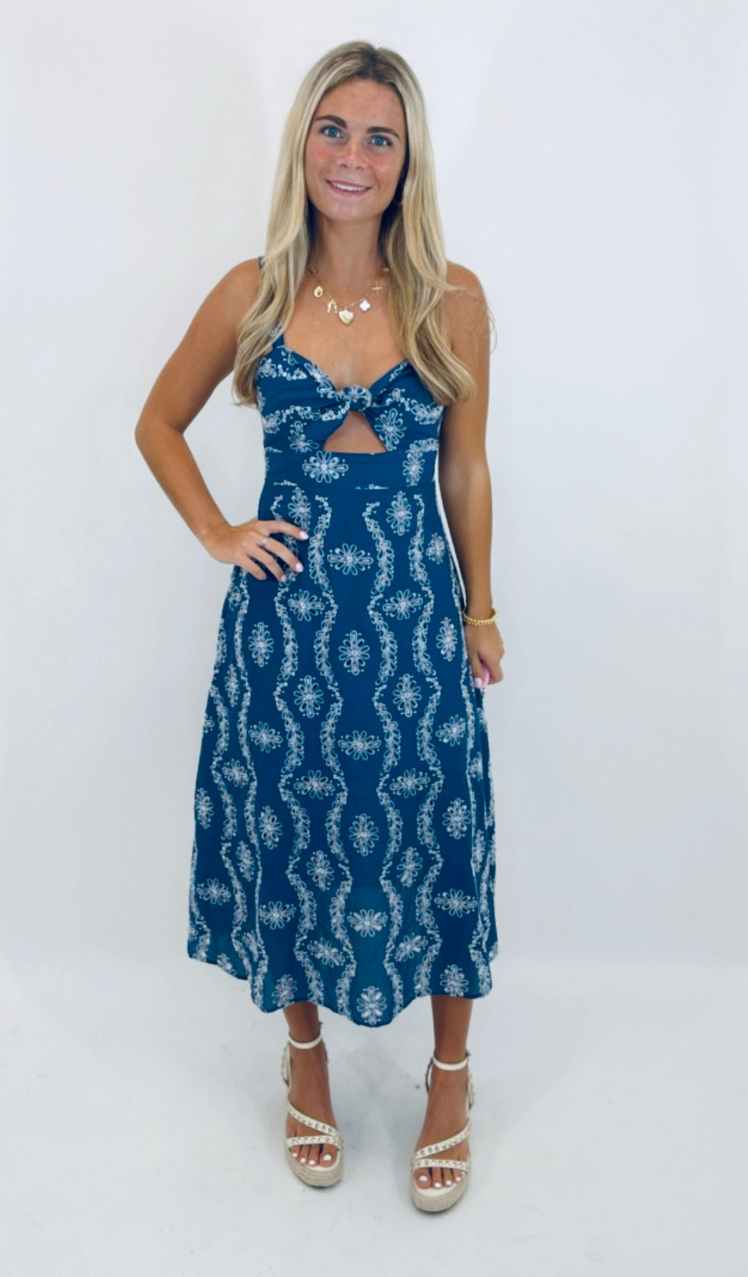 Sapphire Stroll Dress