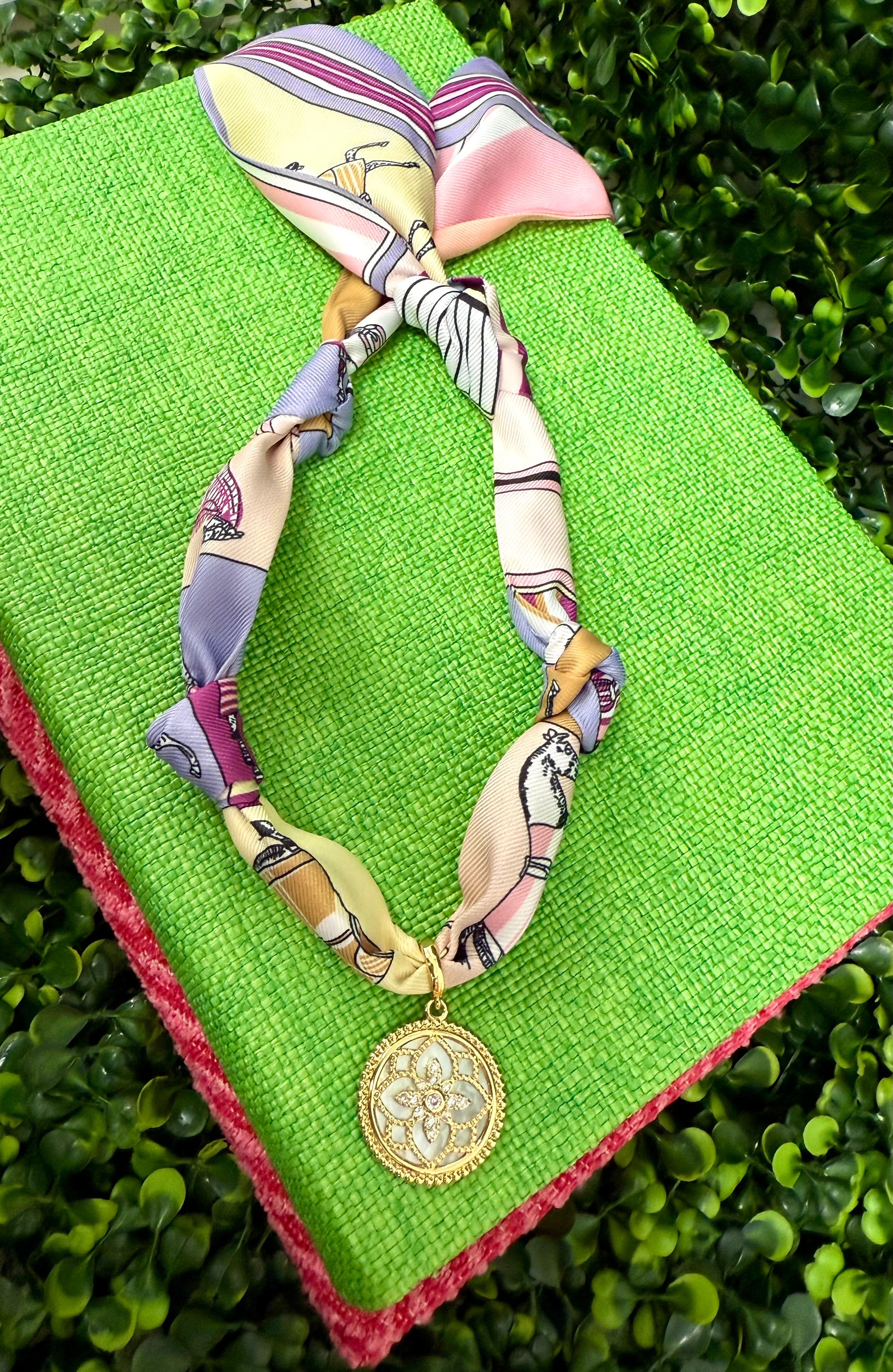 Carousel Coin Scarf Necklace