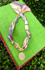 Carousel Coin Scarf Necklace