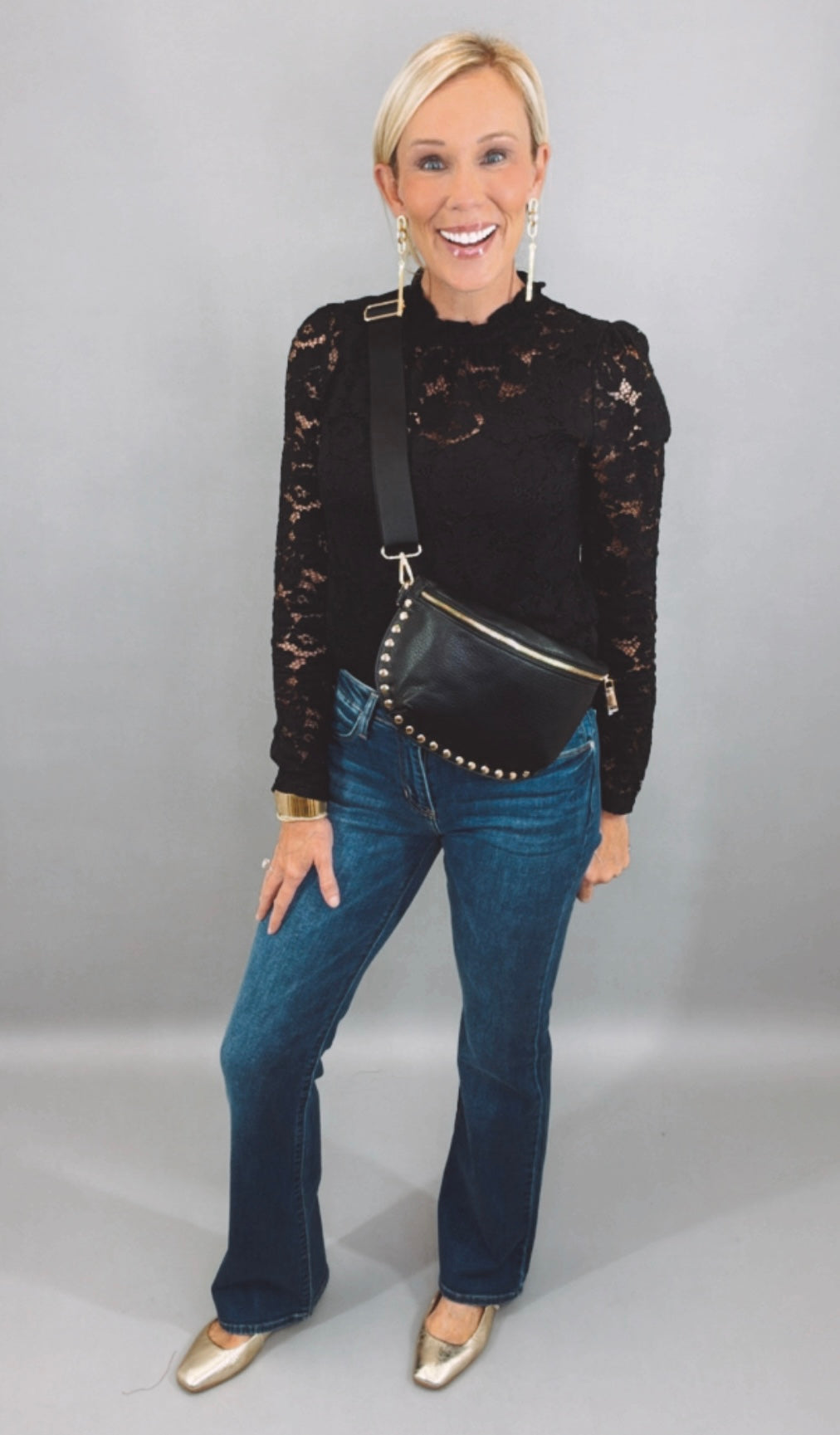Lace Reverie Top (black)