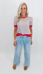 Pop Stripe Top