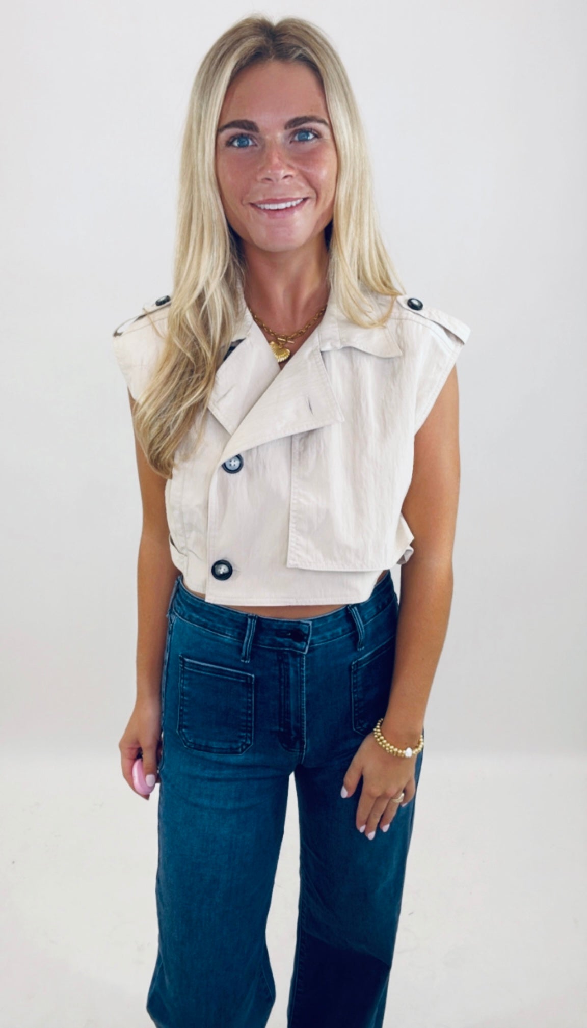 Trench Twist Crop Top