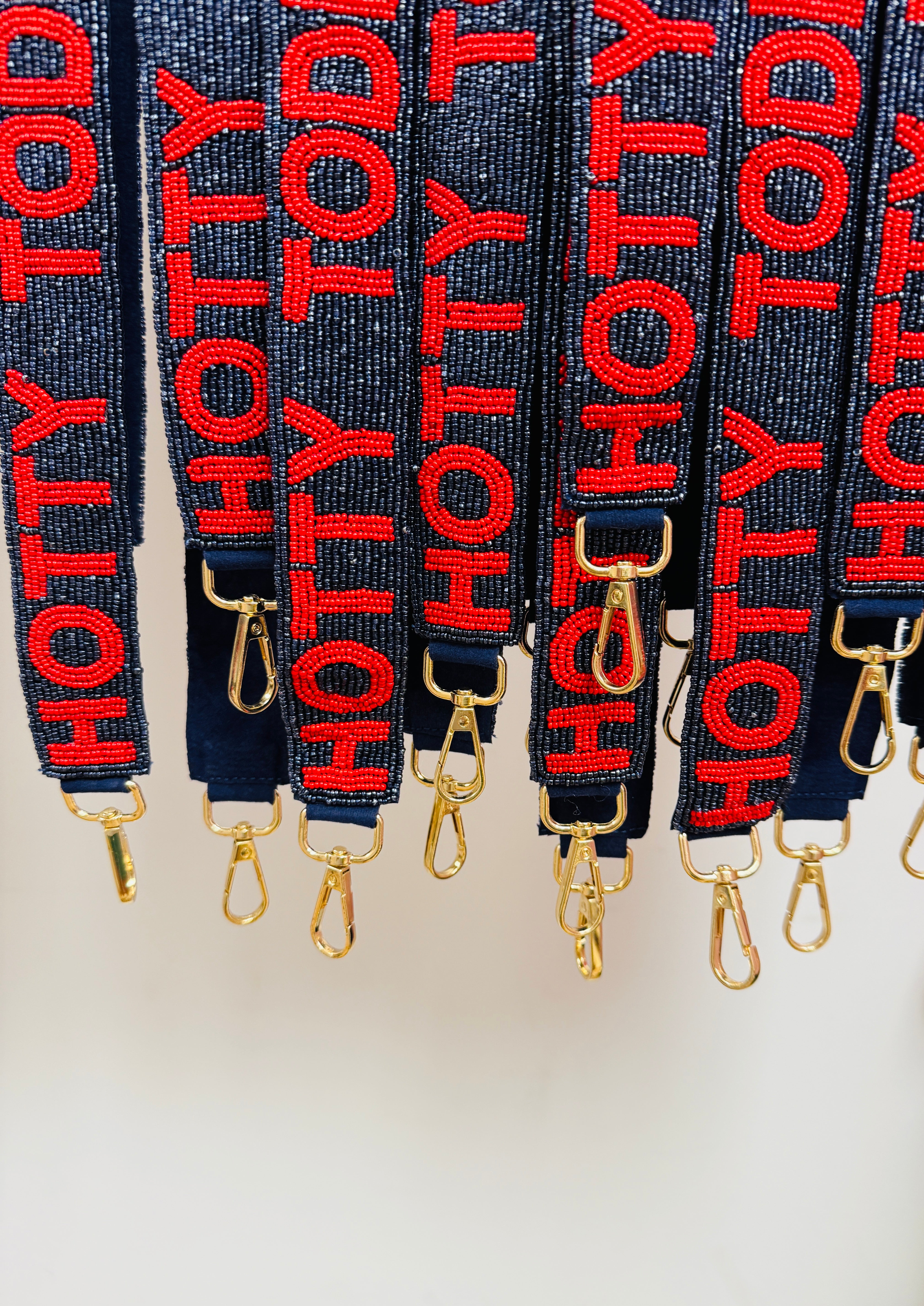 Hotty Toddy Beaded Guitar Strap