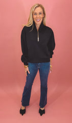 Uptown Half Zip (black)