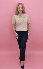 Bow So Sweet Knit (taupe)