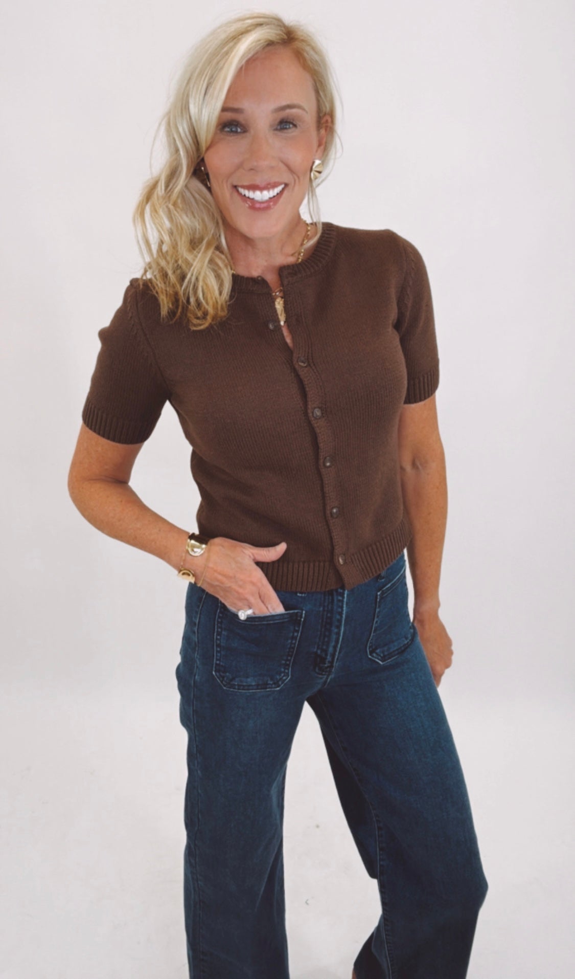 Weekender Knit Cardigan (brown)