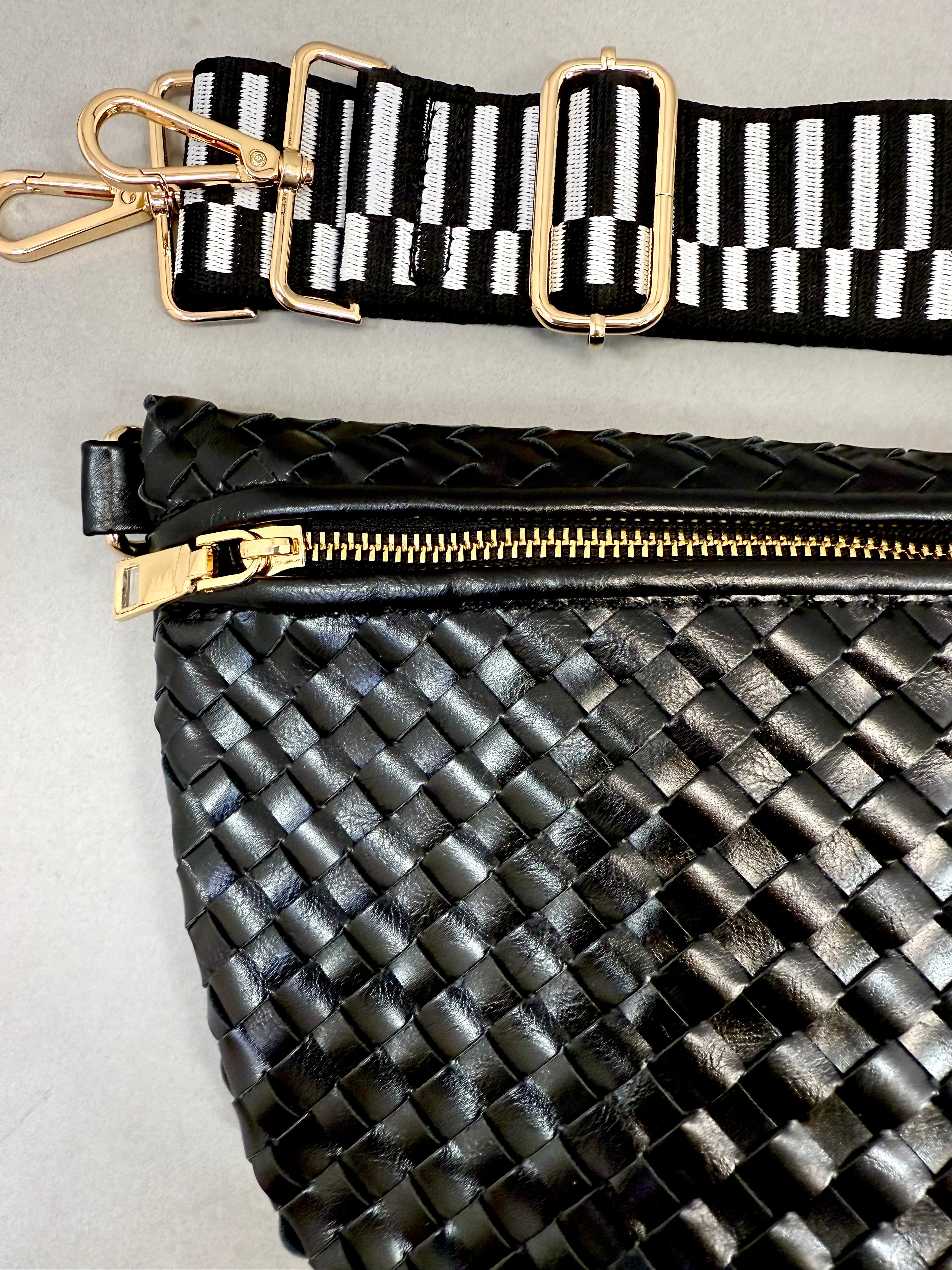 Woven Bum Bag (black)