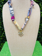 Heartline Scarf Necklace