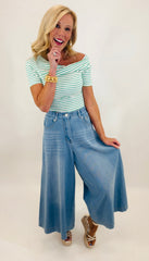 The Denim Culotte (lt denim)