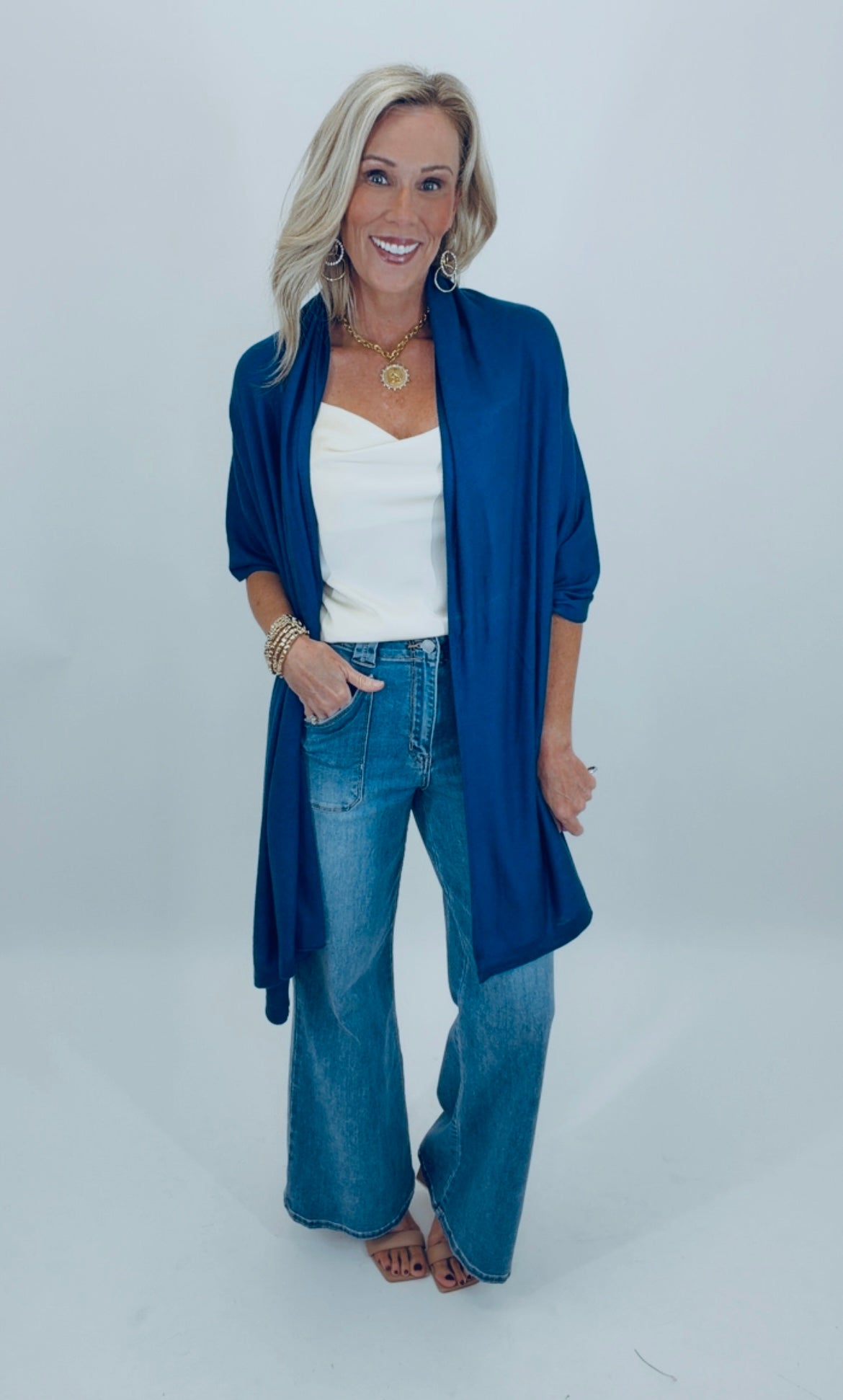 Collins Cashmere Blend Wrap  Description