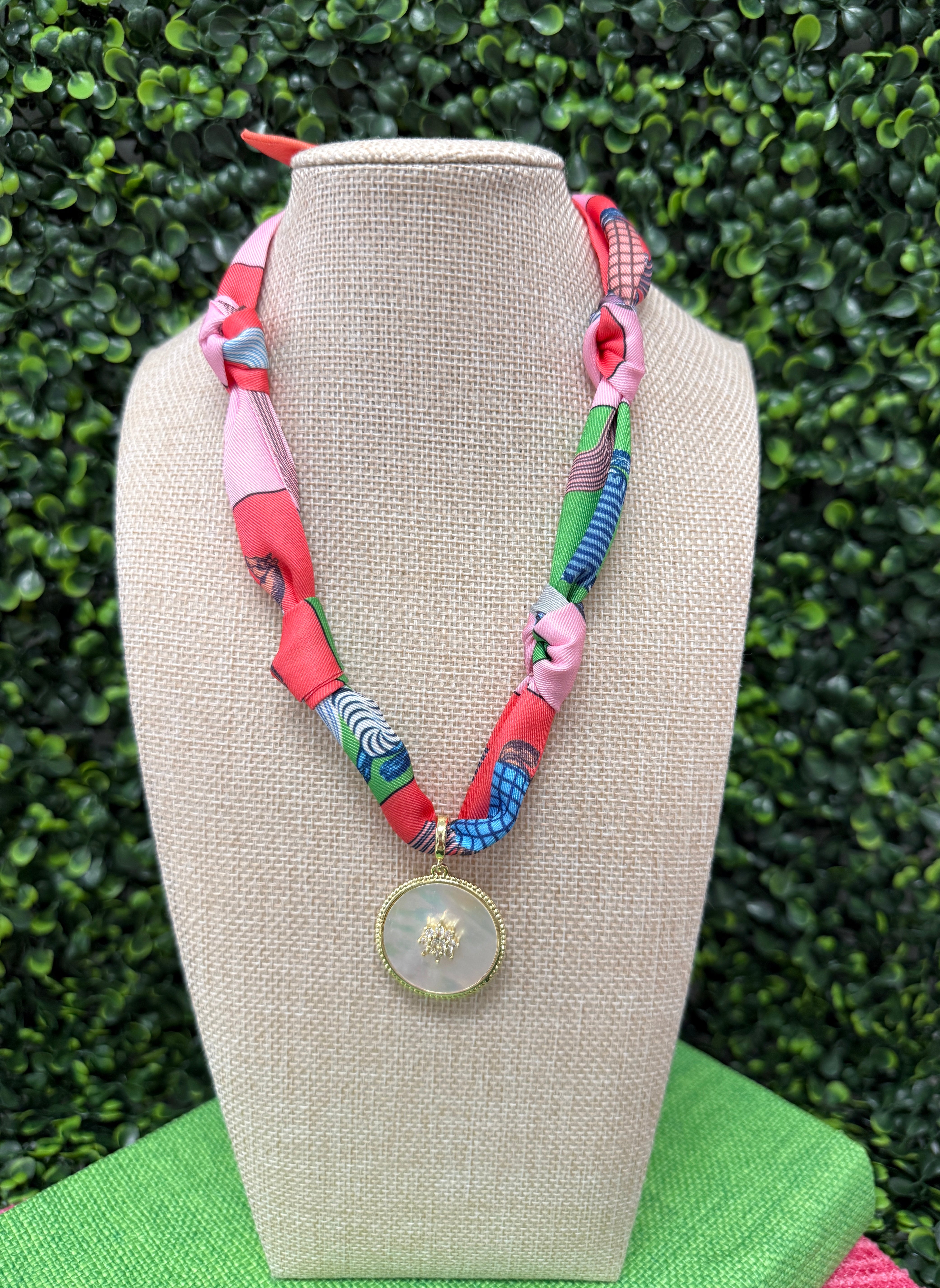 Twirl Tide Scarf Necklace