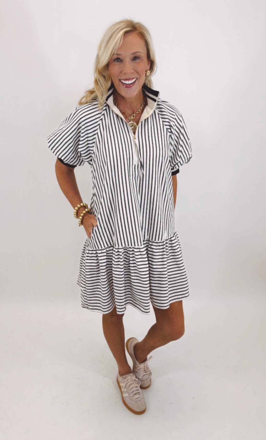 Sideline Stripes Dress