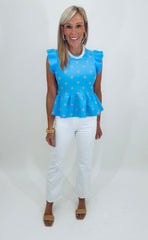 Peplum Pop Top